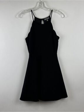Rags to Wishes Women's Sleeveless Halter Mini Dress Size M